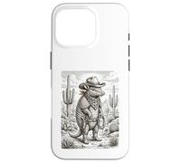 Carcasa para iPhone 16 Pro Salvaje Oeste Armadillo Forajido con Lazo