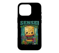 Carcasa para iPhone 16 Pro Samurai Japonés Burrito Guerrero Ukiyo Samurai Mexicano