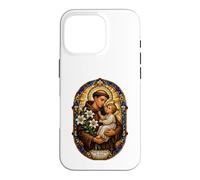 Carcasa para iPhone 16 Pro San Antonio De Padua Reza por Nosotros Sagrado Mosaico Arte Fe