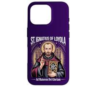 Carcasa para iPhone 16 Pro San Ignacio Loyola Ad Maiorem Dei Gloriam Jesuita católico
