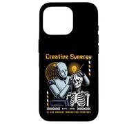 Carcasa para iPhone 16 Pro Sci Fi Creative Synergy AI Humanos innovando Juntos