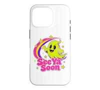 Carcasa para iPhone 16 Pro See Ya Soon Moon Cute Spooky Halloween Stars Kawaii
