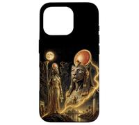 Carcasa para iPhone 16 Pro Sekhmet Bastet ISIS Diosa Africana Kemetic Egipto Arte