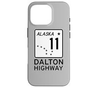Carcasa para iPhone 16 Pro Señal de Carretera de Alaska, Ruta 11, de Dalton Highway