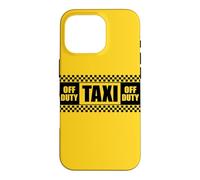 Carcasa para iPhone 16 Pro Señal de Taxi de Taxi Amarillo para Disfraz de Taxi