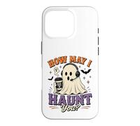 Carcasa para iPhone 16 Pro Servicio al Cliente Halloween How May I Haunt You