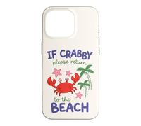Carcasa para iPhone 16 Pro Si está malhumorado, regrese a la Playa | Spring Break Kidcore