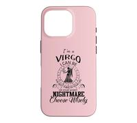 Carcasa para iPhone 16 Pro Signo de astrología de la Pesadilla del Zodiaco de Virgo I Can Be Your Worst Nightmare