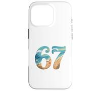 Carcasa para iPhone 16 Pro Six SSix Seven Beach Summer Waves Diversión Niñas Niños Hombres