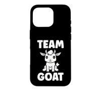 Carcasa para iPhone 16 Pro Small Animals Goat Cute Minimalist Simple Team Goat