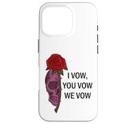 Carcasa para iPhone 16 Pro Smutty Book Merch I Vow You Vow We Vow Sign Dark Romance