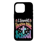 Carcasa para iPhone 16 Pro Sobreviví a la Escuela bíblica de Vacaciones