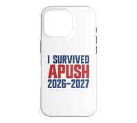 Carcasa para iPhone 16 Pro Sobreviví Apush 2026-2027 Ap Historia de EE. UU. Sobreviví a Apush
