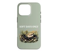 Carcasa para iPhone 16 Pro Soft Days Only Cute Duck Pond Cozy Nature Cottagecore Calma
