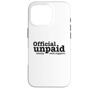 Carcasa para iPhone 16 Pro Software Engineer Coders Soporte técnico Oficial no remunerado de la Familia