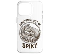 Carcasa para iPhone 16 Pro Sometimes I Just Be Spiky Funny Grumpy Uromastyx Lagarto