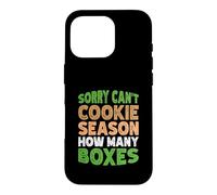Carcasa para iPhone 16 Pro Sorry Can't Cookie Season How Many Boxes