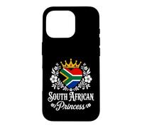 Carcasa para iPhone 16 Pro South African Princess South Africa Flag South African Girl
