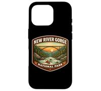 Carcasa para iPhone 16 Pro Souvenir del Parque Nacional New River Gorge Visitante de Virginia Occidental