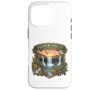 Carcasa para iPhone 16 Pro Souvenir del Sendero de Las Diez Cataratas del Parque Estatal Silver Falls de Oregón