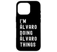 Carcasa para iPhone 16 Pro Soy Álvaro Haciendo Cosas de Álvaro
