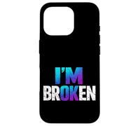 Carcasa para iPhone 16 Pro Soy Roto: Frase Emocional sobre Vulnerabilidad
