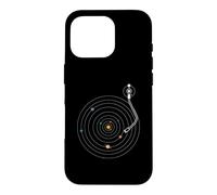 Carcasa para iPhone 16 Pro Space DJ Galaxy Universe - EDM Tocadiscos de música del Sistema Solar
