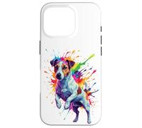 Carcasa para iPhone 16 Pro Splash Art Jack Russell