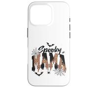 Carcasa para iPhone 16 Pro Spooky Mama Leopard Print Ghost Halloween Design