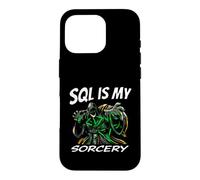 Carcasa para iPhone 16 Pro SQL Developer Sorcery Funny Database Admin Programmer