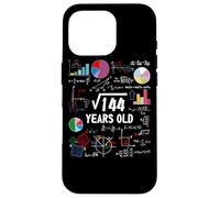 Carcasa para iPhone 16 Pro Square Root of 144 12th Birthday 12 Year Old Math Nerd