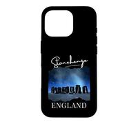 Carcasa para iPhone 16 Pro Stonehenge by Night Tourist Travel Souvenir Gran Bretaña Reino Unido