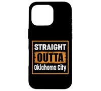 Carcasa para iPhone 16 Pro Straight Outta Oklahoma City, Oklahoma, EE. UU., Retro Envejecido
