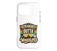 Carcasa para iPhone 16 Pro Straight Outta Wonderland Vintage Retro Funny Fantasy Cita