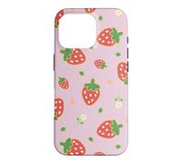 Carcasa para iPhone 16 Pro Strawberry Floral Garden Cottagecore Aesthetic