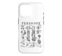 Carcasa para iPhone 16 Pro Submarino náutico Periscopio Subbarco Naval Vintage Patente