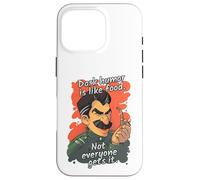 Carcasa para iPhone 16 Pro Sudadera con Capucha Dark Humor Is Like Food Not Everyone Gets It Sarcasm