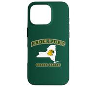 Carcasa para iPhone 16 Pro SUNY Brockport Golden Eagles New York State Graphic