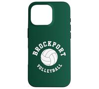Carcasa para iPhone 16 Pro SUNY Brockport Golden Eagles Retro Volleyball