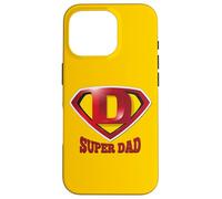 Carcasa para iPhone 16 Pro Super Dad Shield tee Shirt, Happy Father's Day, Best Father
