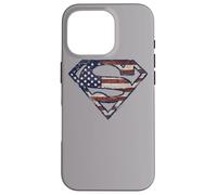 Carcasa para iPhone 16 Pro Superman Wartorn US Flag