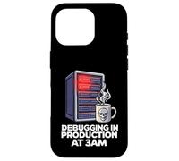 Carcasa para iPhone 16 Pro Sysadmin Devops Debugging In Production At 3AM
