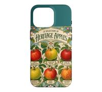 Carcasa para iPhone 16 Pro Tabla de Frutas Heritage Apples Vintage Orchard