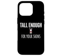 Carcasa para iPhone 16 Pro Tall Enough for Your Shins Cute Bunny Rabbit Boxing