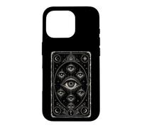 Carcasa para iPhone 16 Pro Tarot Card All Seeing Eyes Ocult Celestial Gothic Gifts