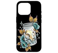 Carcasa para iPhone 16 Pro Tarro de Cristal con Forma de Calavera de Animales