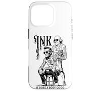 Carcasa para iPhone 16 Pro Tatuaje Lincoln Washington Tinta Divertida entintada Hace Bien un Cuerpo