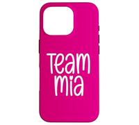 Carcasa para iPhone 16 Pro Team MIA Girls Nombre Deportes Hija Nieta Mamá