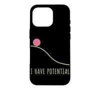Carcasa para iPhone 16 Pro Tengo potencial Divertido Física Ciencia Humor Fórmula energética
