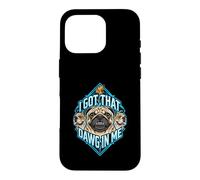 Carcasa para iPhone 16 Pro Tengo un Amigo en mí, Divertido Meme para Amantes de los Perros Pug